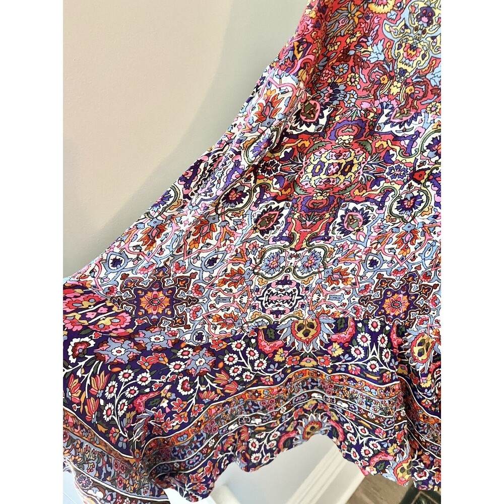 Maeve for Anthro Violette Sleeveless Tank Midi Dress Boho Women's 6 Floral Print - Picture 11 of 16